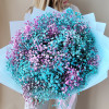 Букет из 15 цветных гипсофил